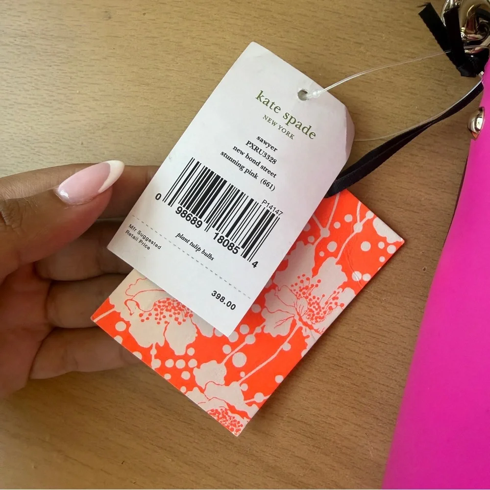 Brand New With Tags Women’s Hot Pink Kate Spade Shoulder Bag